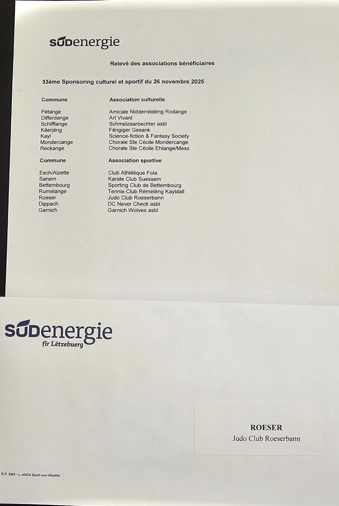 News: 33ème Sponsoring culturel et sportif SUDenergie